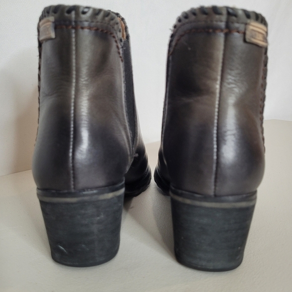 Pikolinos Leather Andorra Chelsie Ankle Pull-On Boot Block Heel - 36 US 5.5/6 - Picture 4 of 16